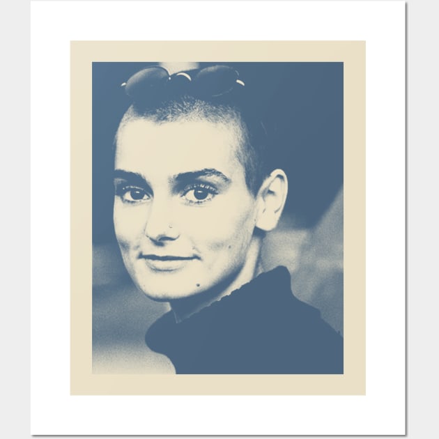 Sinead O'Connor Blue Vintage Wall Art by Campfire Classic